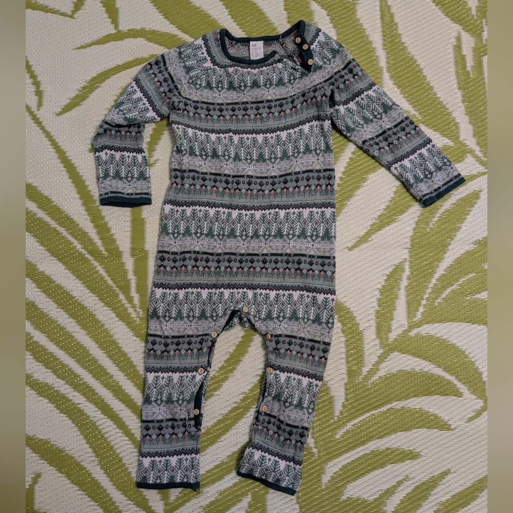 H&M Fairisle Sweatersuit